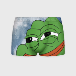 Мужские трусы 3D Хитрый лягушонок Пепе