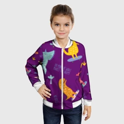 Детский бомбер 3D Динозаврики паттерн - no rules - фото 2