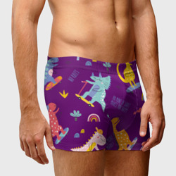 Мужские трусы 3D Динозаврики паттерн - no rules - фото 2