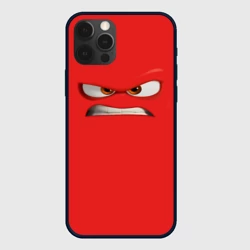 Чехол для iPhone 12 Pro Эмоция гнева - лицо крупное