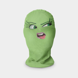 Маска карнавальная 3D Эмоция брезгливости - лицо крупное