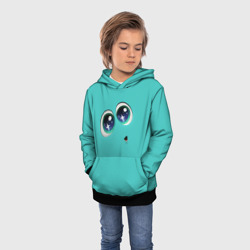 Детская толстовка 3D Зависть эмоция - глаза крупно - фото 2