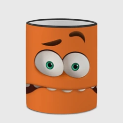 Кружка с полной запечаткой Тревожность эмоция - лицо крупное - фото 2
