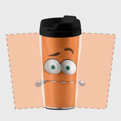 Термокружка-непроливайка Тревожность эмоция - лицо крупное - фото 2