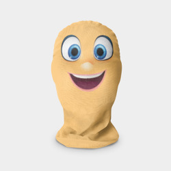 Маска карнавальная 3D Эмоция радости - лицо крупное