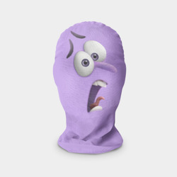 Маска карнавальная 3D Эмоция страха - лицо крупное