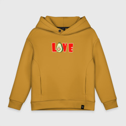 Детское худи Oversize хлопок Любовь к авокадо