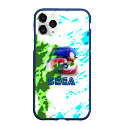 Чехол для iPhone 11 Pro Max матовый Sonic sega game