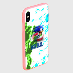 Чехол для iPhone XS Max матовый Sonic sega game - фото 2