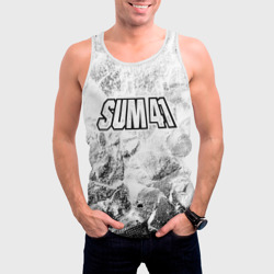 Мужская майка 3D Sum41 white graphite - фото 2