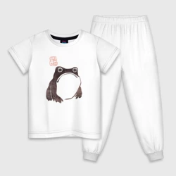 Детская пижама хлопок Мацумото Ходжи - жаба живопись