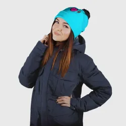 Шапка 3D c помпоном BT21-Mang - фото 2