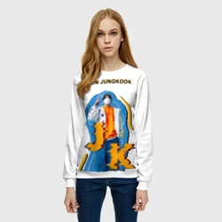Женский свитшот 3D BTS Jeon Jungkook  - фото 2