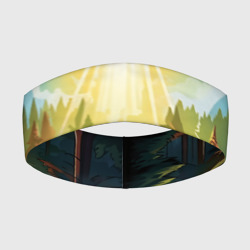 Повязка на голову 3D UFO In The Forest