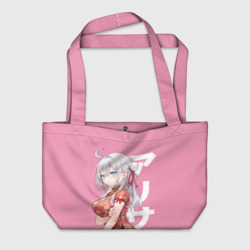 Пляжная сумка 3D Алиса Кудзё - Аля иногда кокетничает со мной по-русски