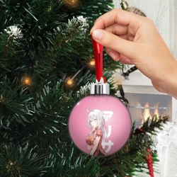 Ёлочный шар Алиса Кудзё - Аля иногда кокетничает со мной по-русски - фото 2