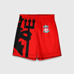 Детские спортивные шорты 3D Liverpool fc sport steel