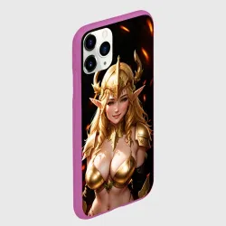 Чехол для iPhone 11 Pro матовый Сексуальная эльфийка и искры - фото 2