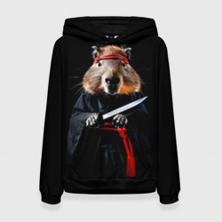 Женская толстовка 3D Капибара ниндзя
