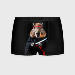 Мужские трусы 3D Капибара ниндзя