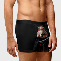 Мужские трусы 3D Капибара ниндзя - фото 2