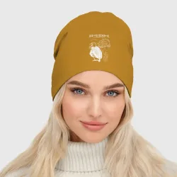 Женская шапка демисезонная Тетрадь смерти Эл Death Note - фото 2