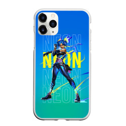 Чехол для iPhone 11 Pro Max матовый Neon Valorant
