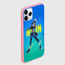 Чехол для iPhone 11 Pro Max матовый Neon Valorant - фото 2