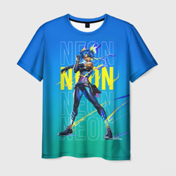 Мужская футболка 3D Neon Valorant