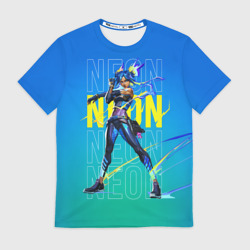 Мужская футболка 3D Neon Valorant