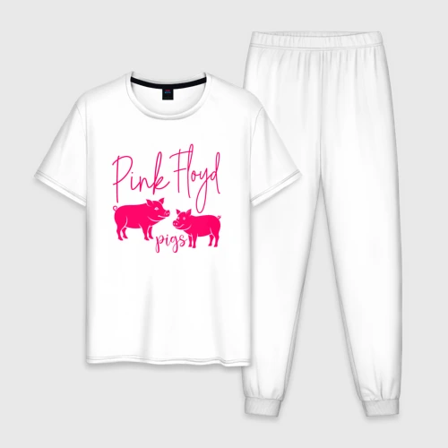 Мужская пижама хлопок Pink Floyd pigs