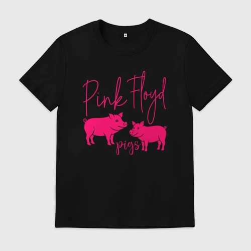 Мужская футболка хлопок Pink Floyd pigs