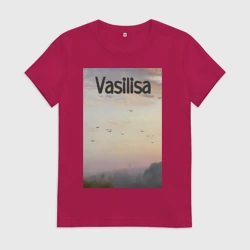 Женская футболка хлопок Vasilisa-птицы Василиса