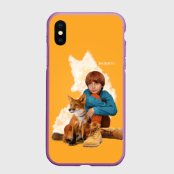 Чехол для iPhone XS Max матовый Саша и Лис - Мой дикий друг