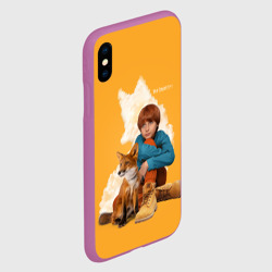 Чехол для iPhone XS Max матовый Саша и Лис - Мой дикий друг - фото 2