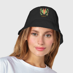 Женская панама хлопок Мой дикий друг - милый лис - фото 2