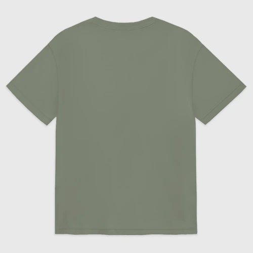 Женская футболка хлопок Oversize с принтом Разные совы и цветы, вид сзади #1