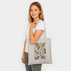 Шоппер BioNature Разные совы и цветы - фото 2