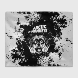 Плед 3D Arctic Monkeys рок пес