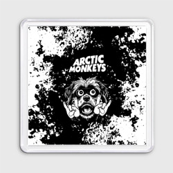 Магнит 55*55 Arctic Monkeys рок пес