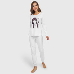 Женская пижама с лонгсливом хлопок Ферн - Фрирен - фото 2