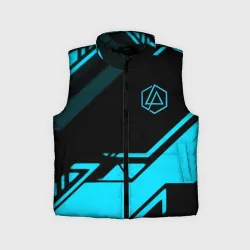 Детский жилет утепленный 3D Linkin park geometry 