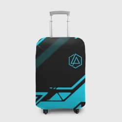 Чехол для чемодана 3D Linkin park geometry 