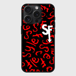 Чехол силиконовый для Apple iPhone 15 Pro матовый Sally Face roglike game