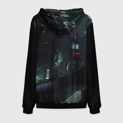 Мужская толстовка 3D с принтом Game - The First Descendant, вид сзади #1