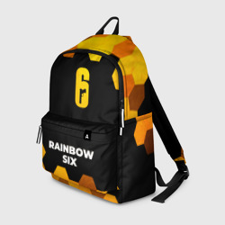 Рюкзак 3D Rainbow Six - gold gradient по-центру