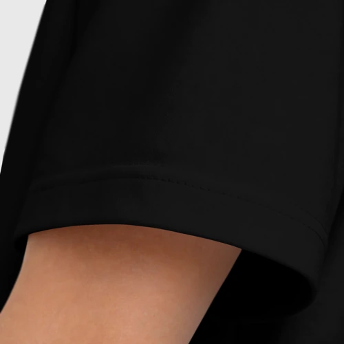 Мужская футболка хлопок Oversize с принтом The First Descendant - Logo, вид сзади #2