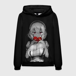 Мужская толстовка 3D Аниме девушка с сердцем в руках