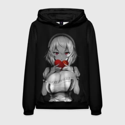 Мужская толстовка 3D Аниме девушка с сердцем в руках