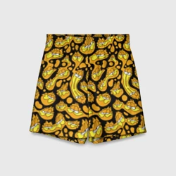 Детские спортивные шорты 3D Гарфилд паттерн